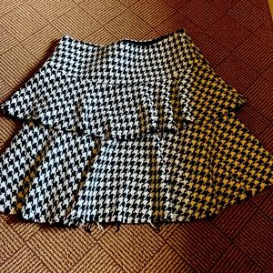 Black and white skirt